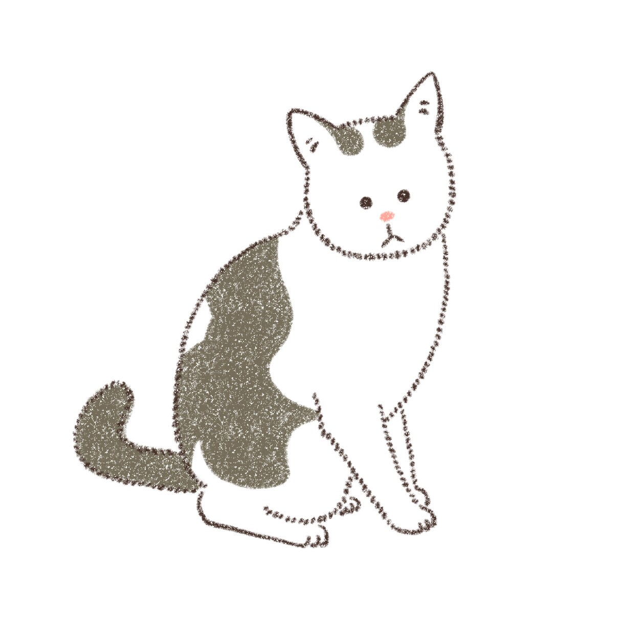 ゆるふわタッチで愛猫のアイコン描きます 世界に1枚だけ！愛猫のイラストをアイコンにしませんか？ イメージ2