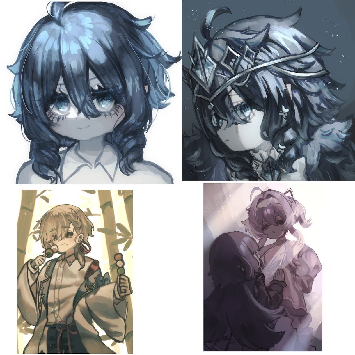 ゲーム風男女キャラクターイラスト制作します オリキャラ大歓迎世界観や設定を大切にしながら制作いたします。 イメージ4