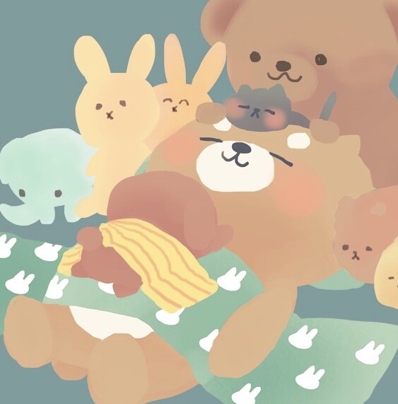 絵本ちっくなデフォルメキャラクターを描きます SNSアイコンや名刺のアイコンなどに イメージ1