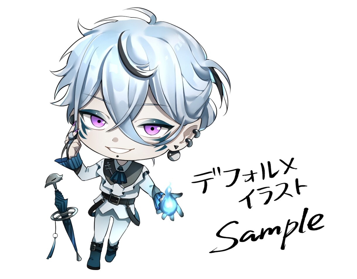 スタイリッシュなLive2Dイラストをお描きします かっこいいキャラクターでVtuberになりたい方に！ イメージ9