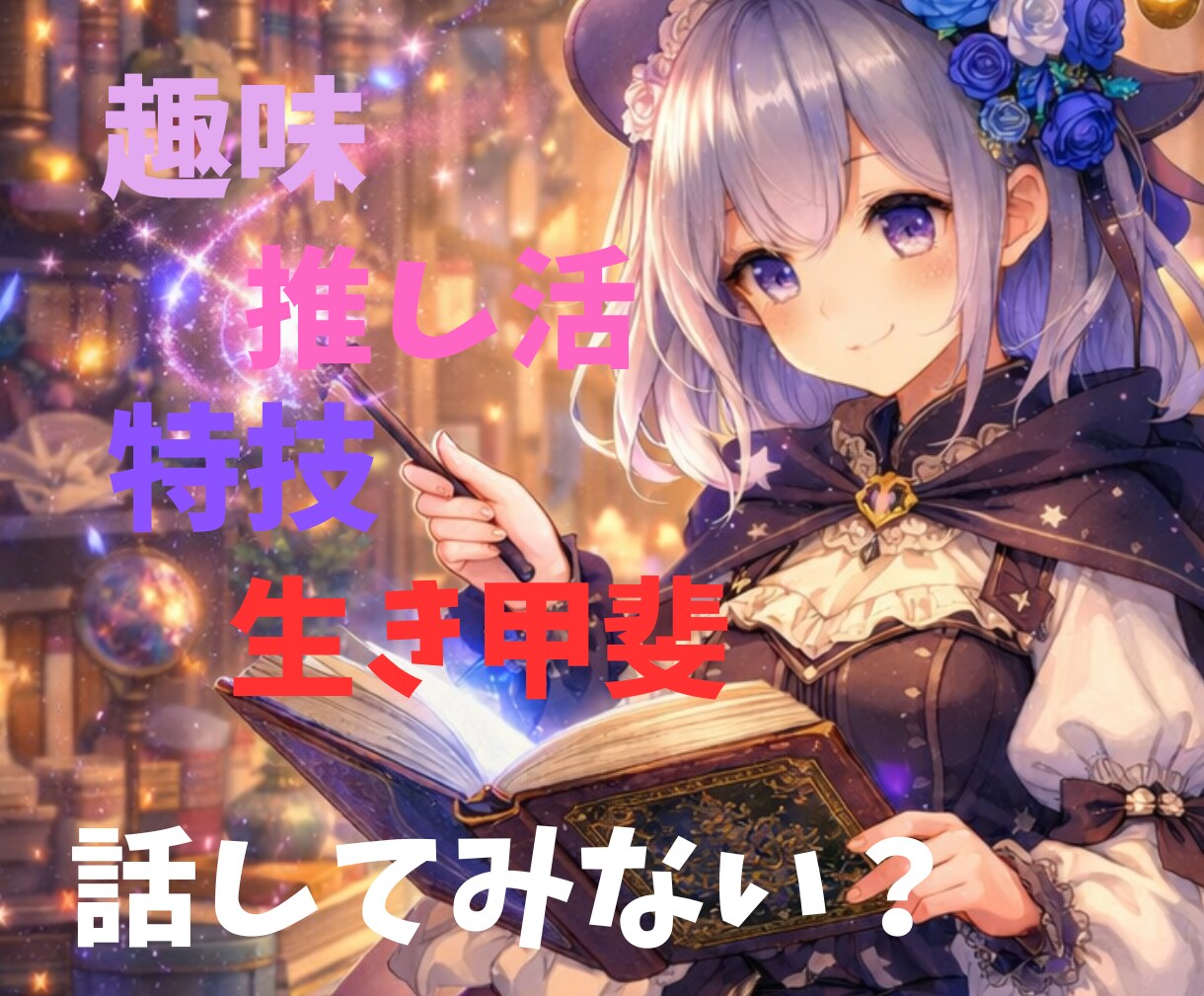 あなたの趣味.生き甲斐.推し.沼ってること聞きます どっぷり浸かって今にも溺れそう！沼る喜び、幸せ苦しみ聞かせて イメージ1
