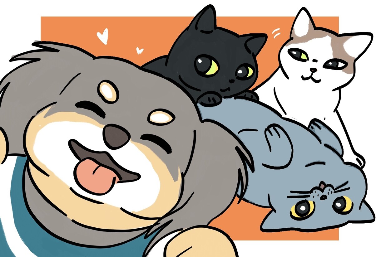 先着10名半額キャンペーン中！ペット似顔絵承ります 犬・猫・小動物なども対応可能！お気軽にご相談ください♪ イメージ3