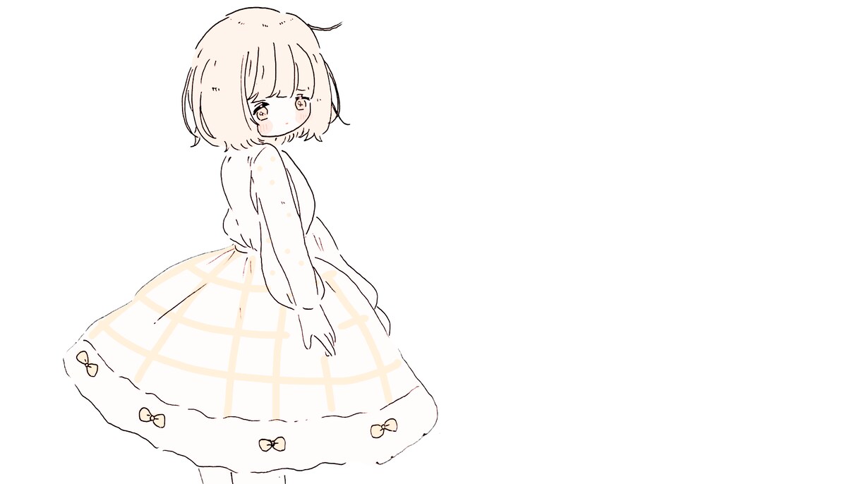 優しいふんわりした女の子イラストを作成します "心に届く優しいタッチふんわりとした絵。" イメージ7