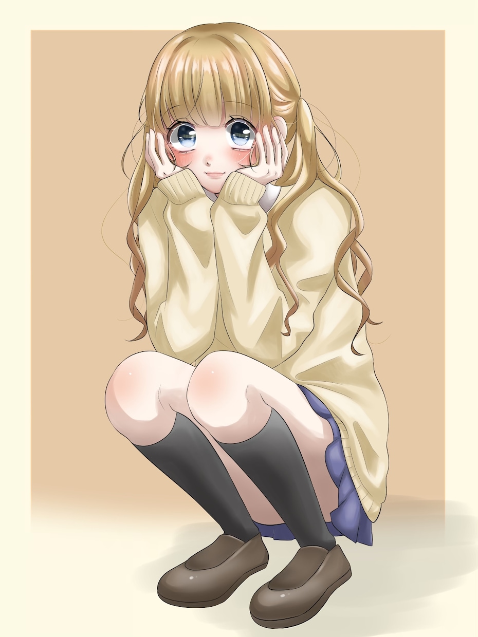 女の子のイラスト描きます 依頼された人物のイラストを描きます イメージ5