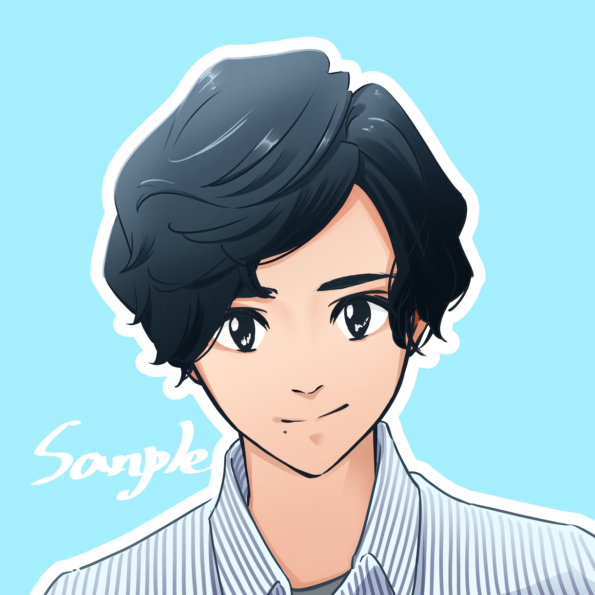 カラー漫画風！似顔絵イラスト制作します 似顔絵、ペット各SNSに使えるアイコン・ヘッダー描きます イメージ5