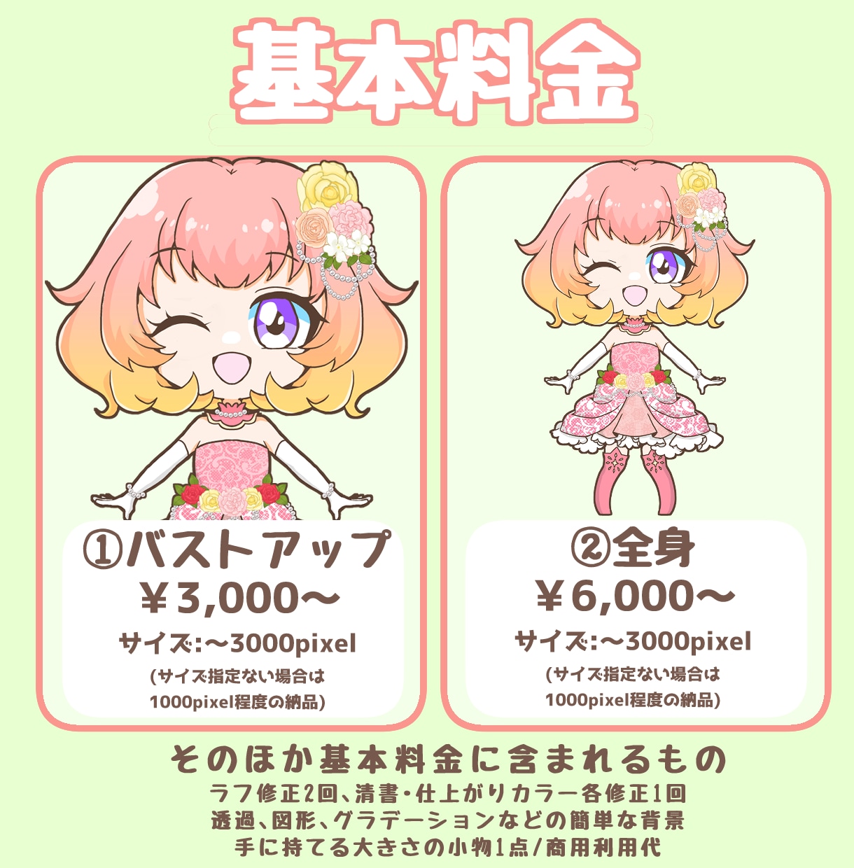 VTuber・ライバー向けSDキャラ描きます アイコン SDキャラ グッズ 返礼品 商用利用OK イメージ2