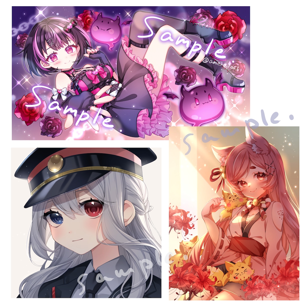 心に残る世界でひとつの素敵なイラストをご制作します MV、サムネイル、配信用立ち絵など！イメージを形にします。 イメージ5