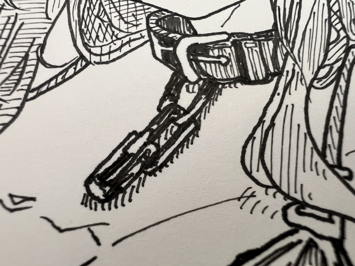 ミリペンで手書きトレースいたします アナログトレースで線画を作成。原画を納品いたします。 イメージ5