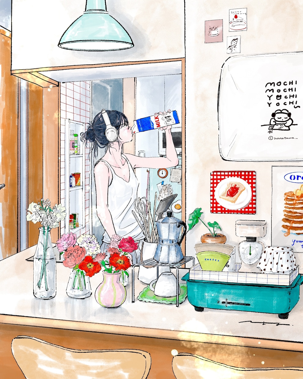 ストーリーを感じる、情緒豊かな一枚絵 描きます 日常風景の中の 温度やにおいまで伝わってくるような一枚絵。 イメージ1