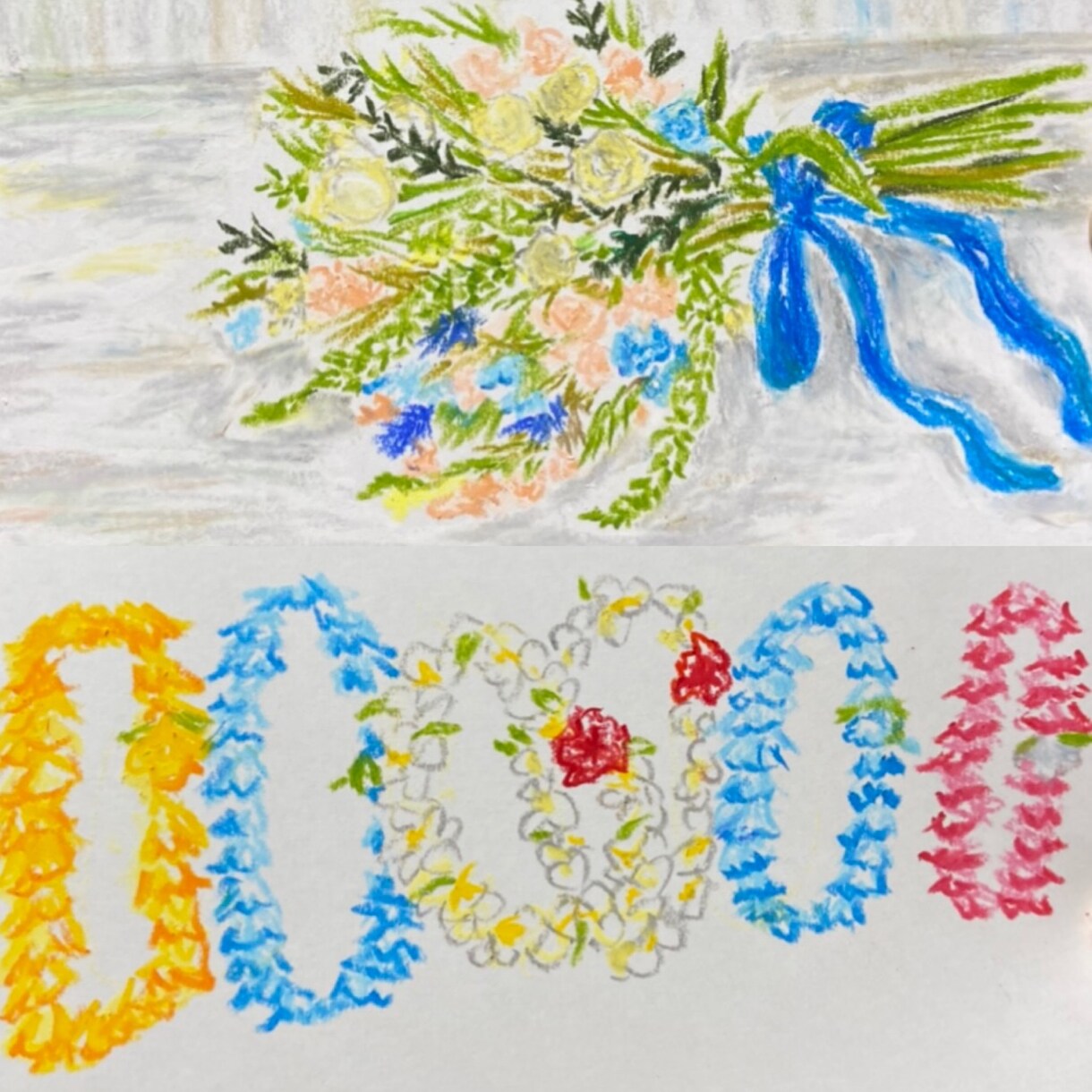 旅行など思い出をポストカードに描きます 世界に一つだけのポストカード絵葉書を作成します イメージ4