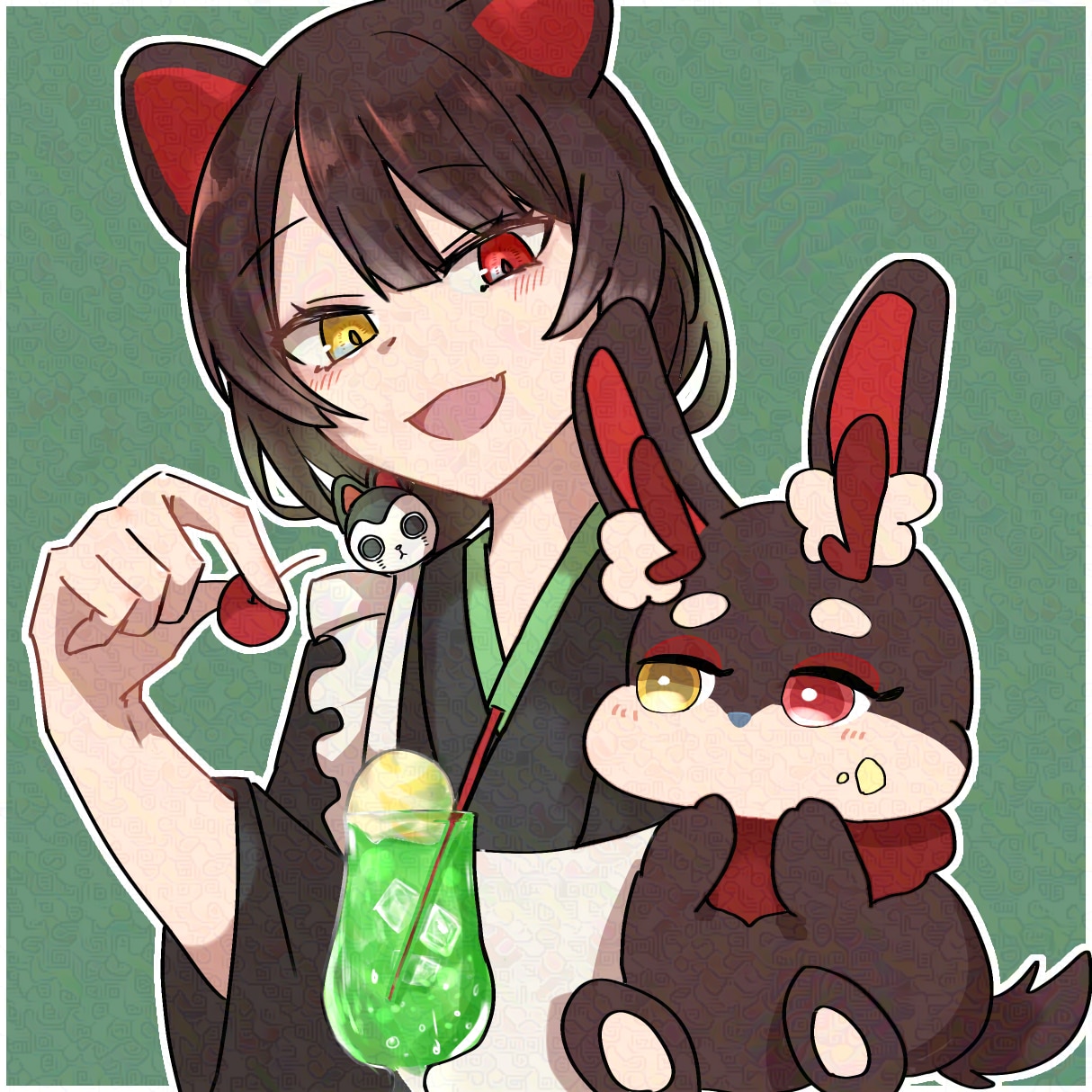 人物イラストなんでも描きます アニメ塗りの簡単な背景のキャラクター絵を早期納品します イメージ5