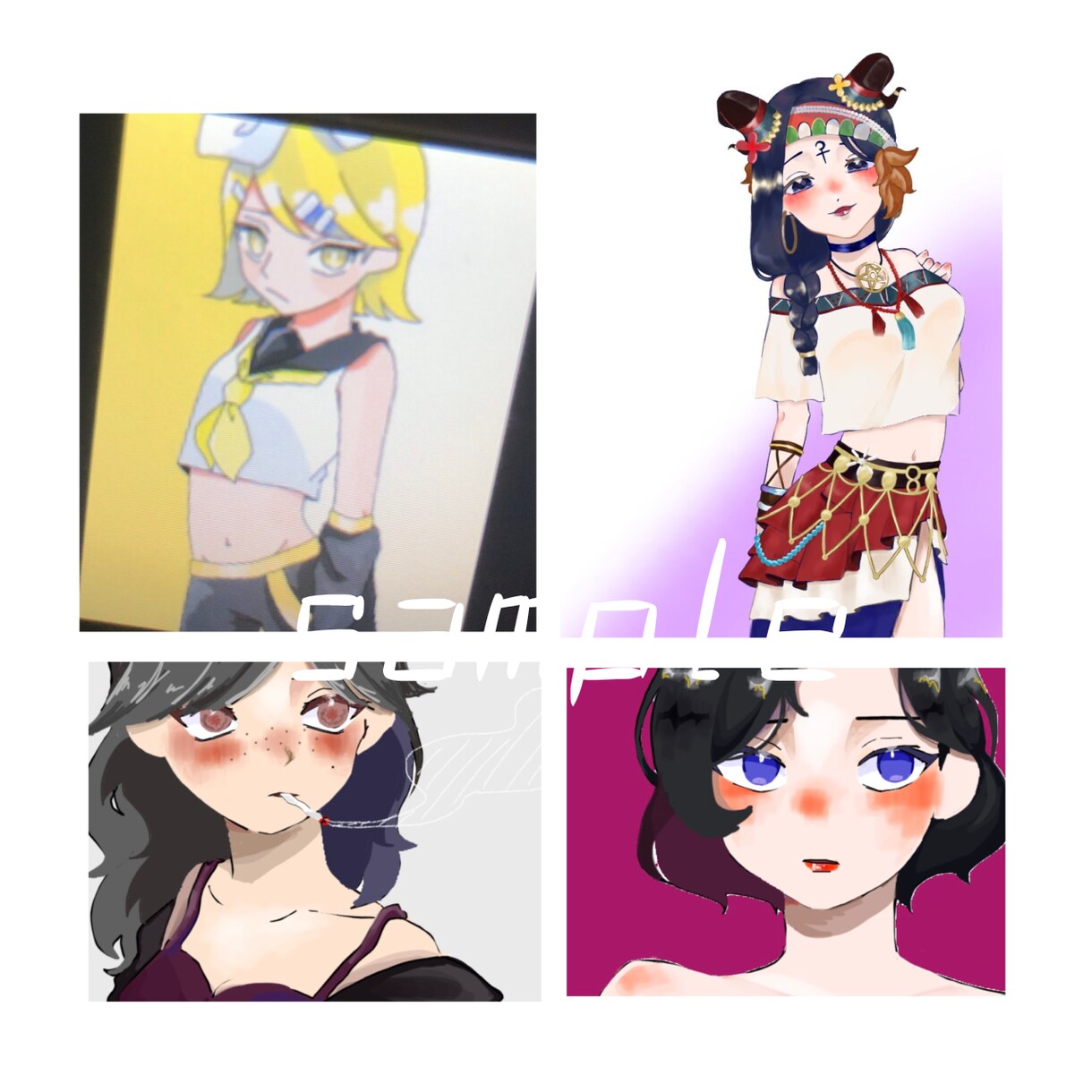 アイコンやサムネイルを描きます 鮮やかではっきりしたイラストをいかがですか イメージ1
