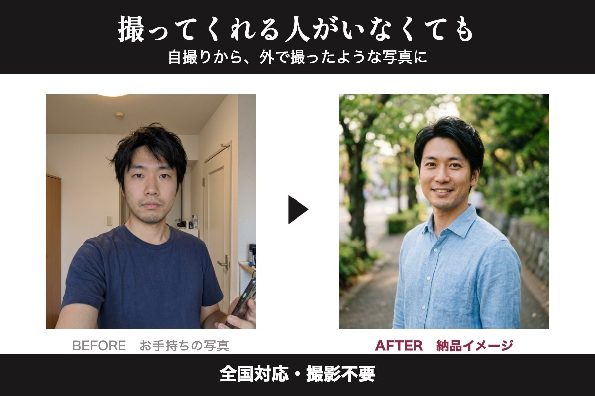 写真からSNSアイコンを作ります イラストではなく"実写"で。全SNSサイズ対応 イメージ3