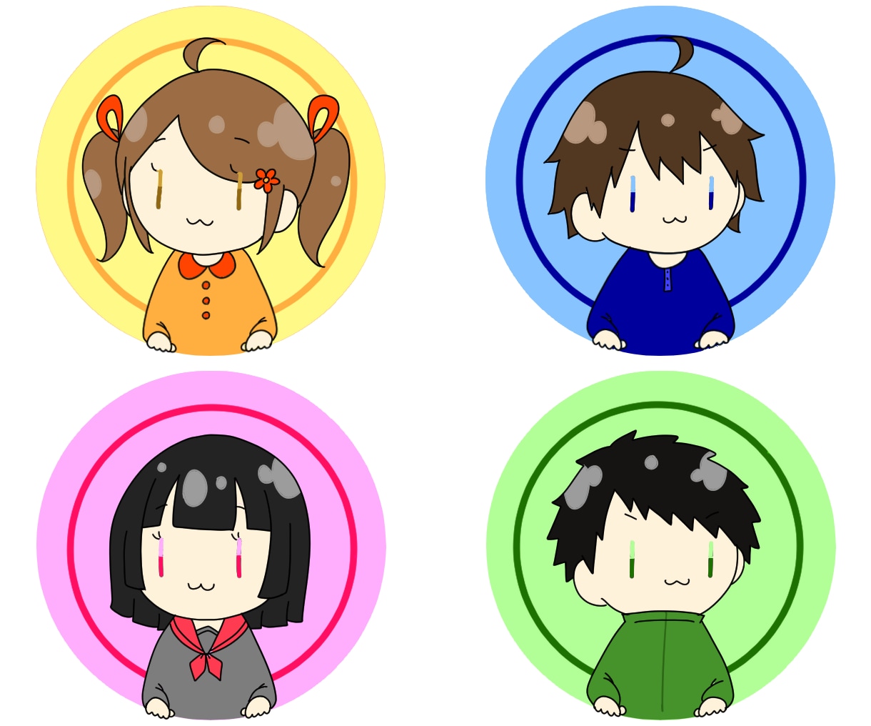 商用利用OK！ゆるかわアイコン・キャラ作ります 人物・動物OK｜SNSアイコン・LINEスタンプ・グッズ対応 イメージ3