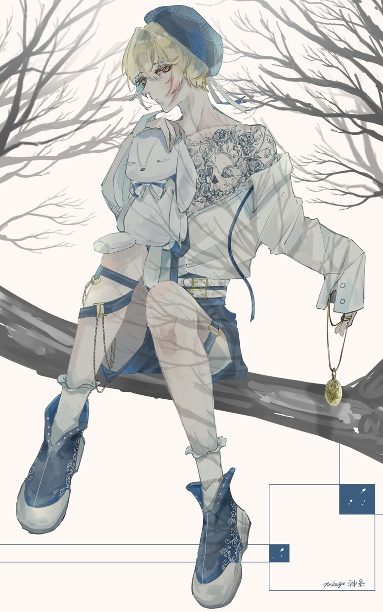 全身イラスト参考　※肩上アイコンなども描けます 彩度低め　ショタ(それ以外も描けます) イメージ1