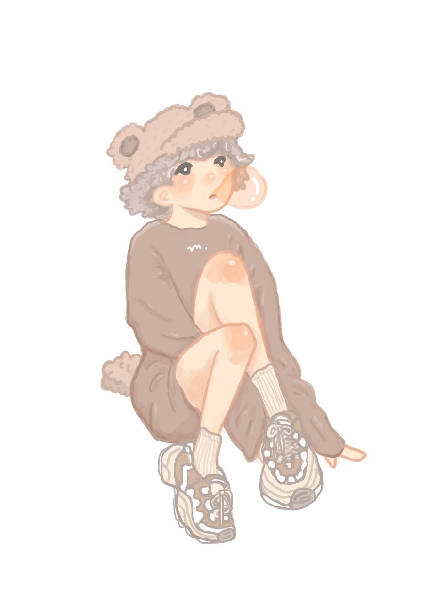 厚塗りでお洒落な雰囲気の似顔絵描きます おしゃれで可愛い似顔絵、イラスト。アイコンやサムネにどうぞ。 イメージ3