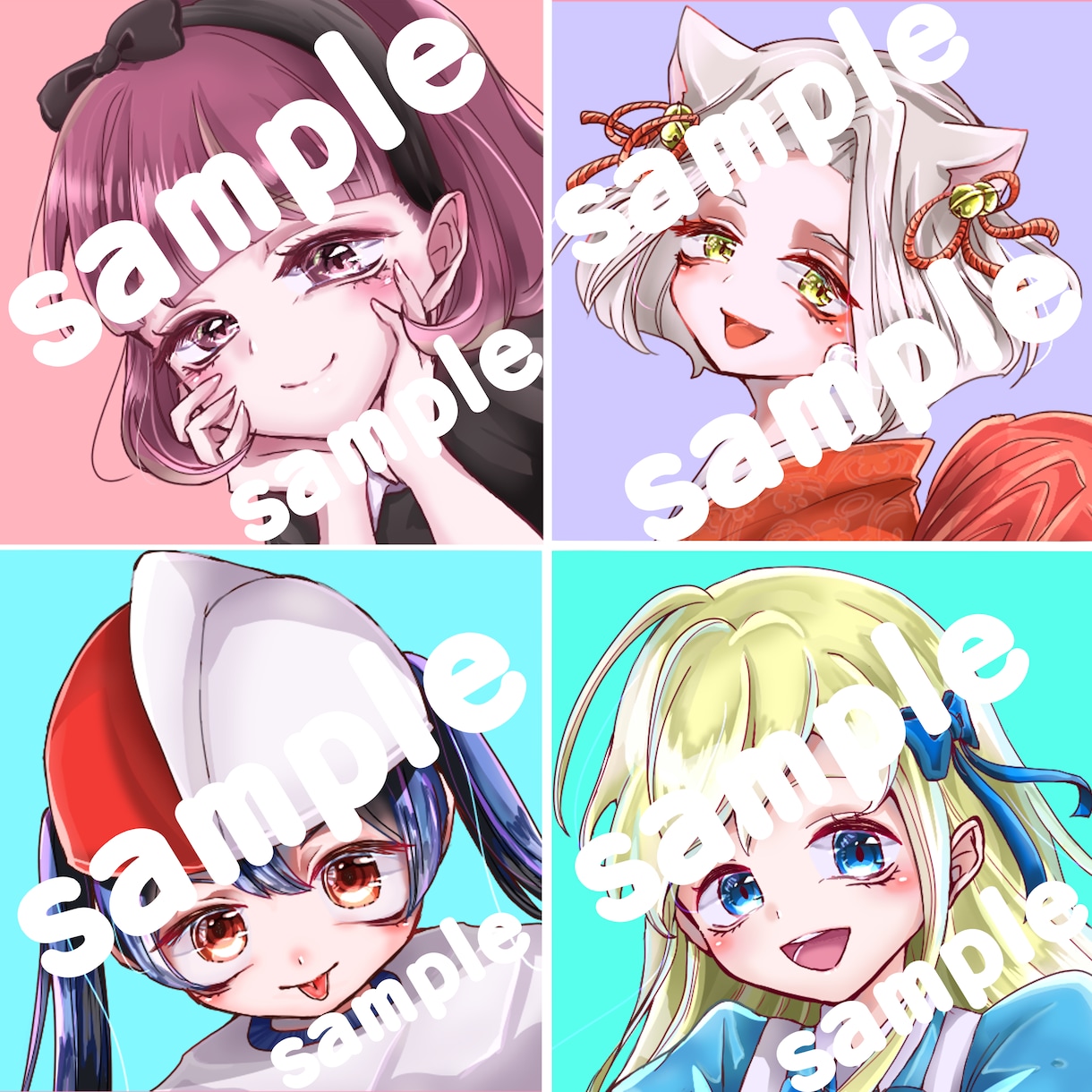 最短1日！SNS等のアイコン・イラストお描きします アイコン等以外も対応できますので気軽にご相談ください！ イメージ3