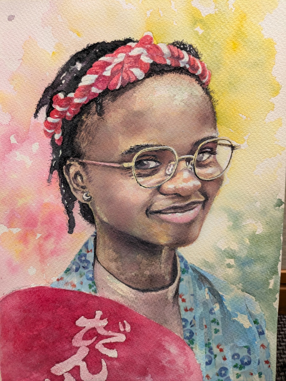 人物の肖像画や似顔絵を描きます 手描き水彩画で雰囲気のあるリアルな絵を。ギフトに最適です。 イメージ2