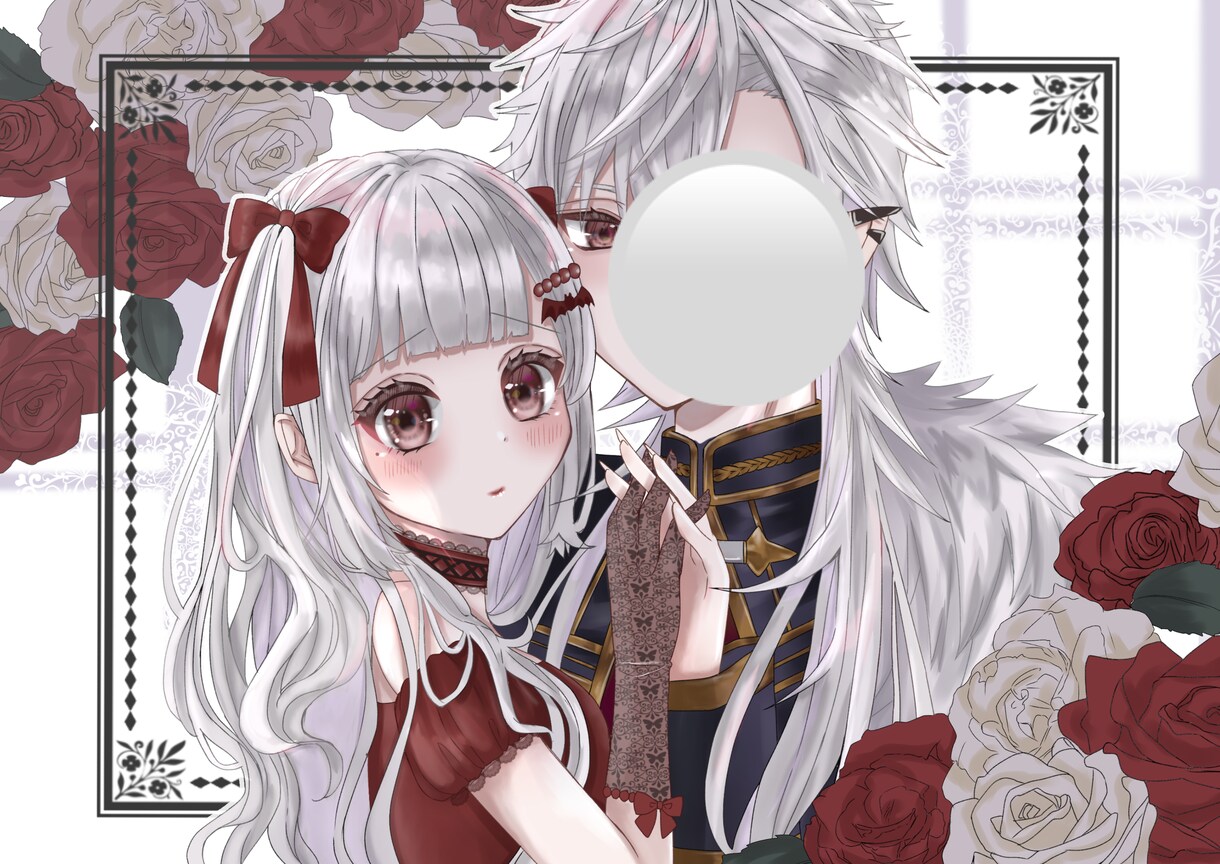 かわいい女の子、イケメンを描きます キラキラかわいい女の子が得意です！イケメンキャラも◎ イメージ3