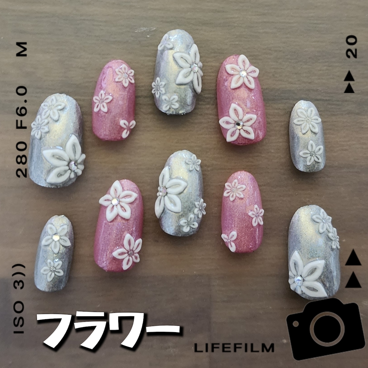 普段ネイルが出来ない方にネイルチップを制作します カラー変更無料！気分転換にいかがですか？ご相談に応じます。 イメージ6