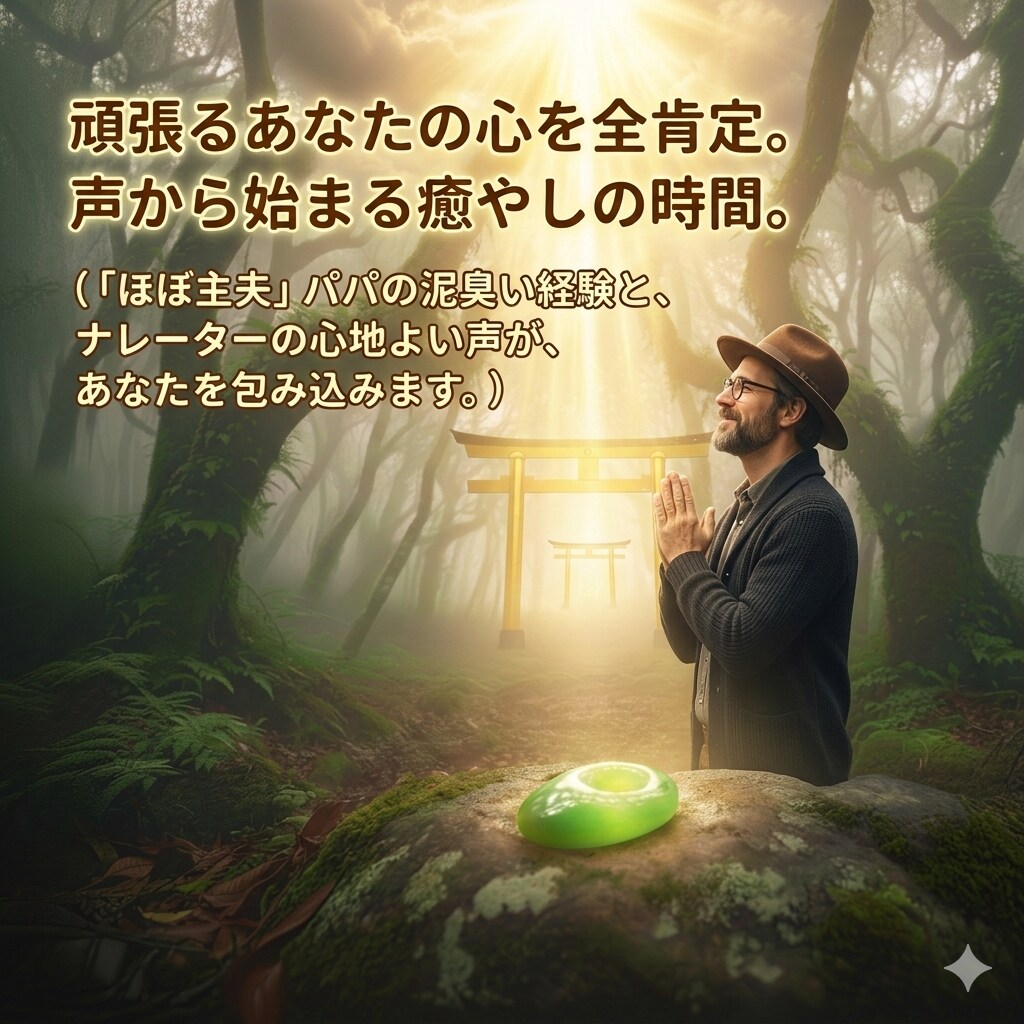 ほぼ主夫・育児・介護の現役ナレーターパパが聴きます 【10分OK】9時～16時！出雲音の遊・心のデトックスタイム イメージ1