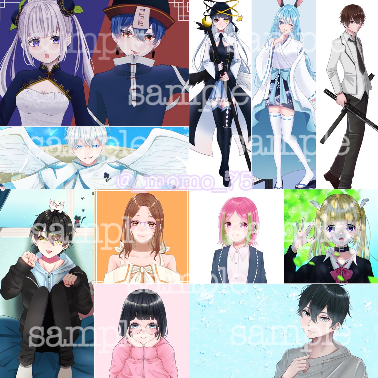 ご希望のアイコンお描きします 配信、SNS、ゲームなど！ぜひお手伝いさせて下さい☆ イメージ6