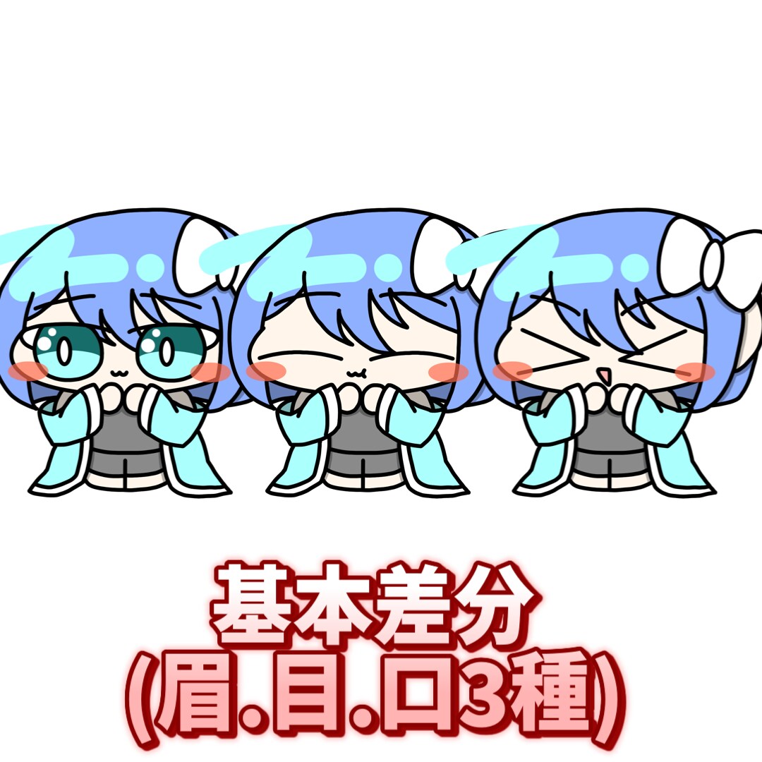 もちもちなちびキャラを描きます どんなキャラクターもかわいくなっちゃいます！ イメージ3