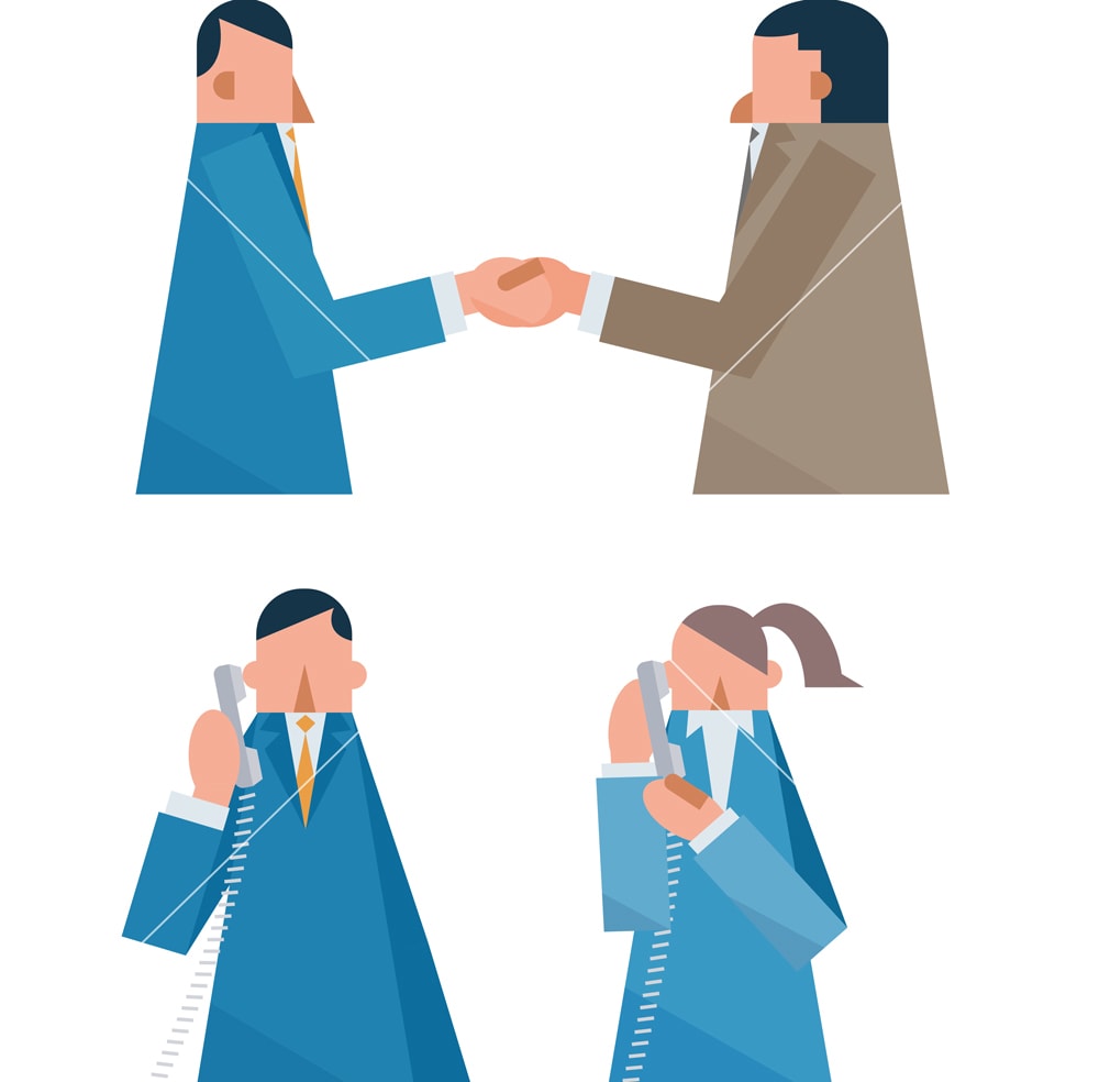 ビジネスシーンに最適なイラスト描きます 企業様が使いやすいシンプルフラットなタッチです。 イメージ5