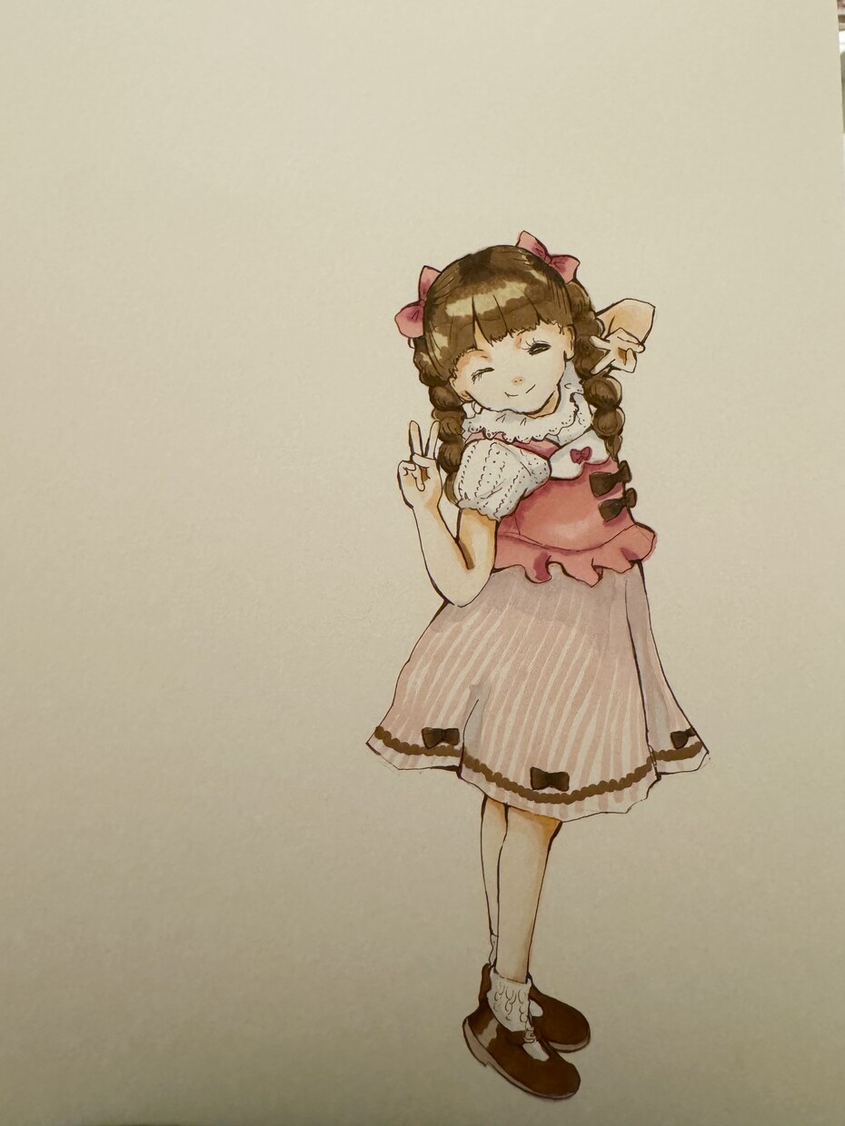 お子様の手描きイラストを制作いたします 色鉛筆orコピックで、お子様のお写真をもとイラスト化します！ イメージ3