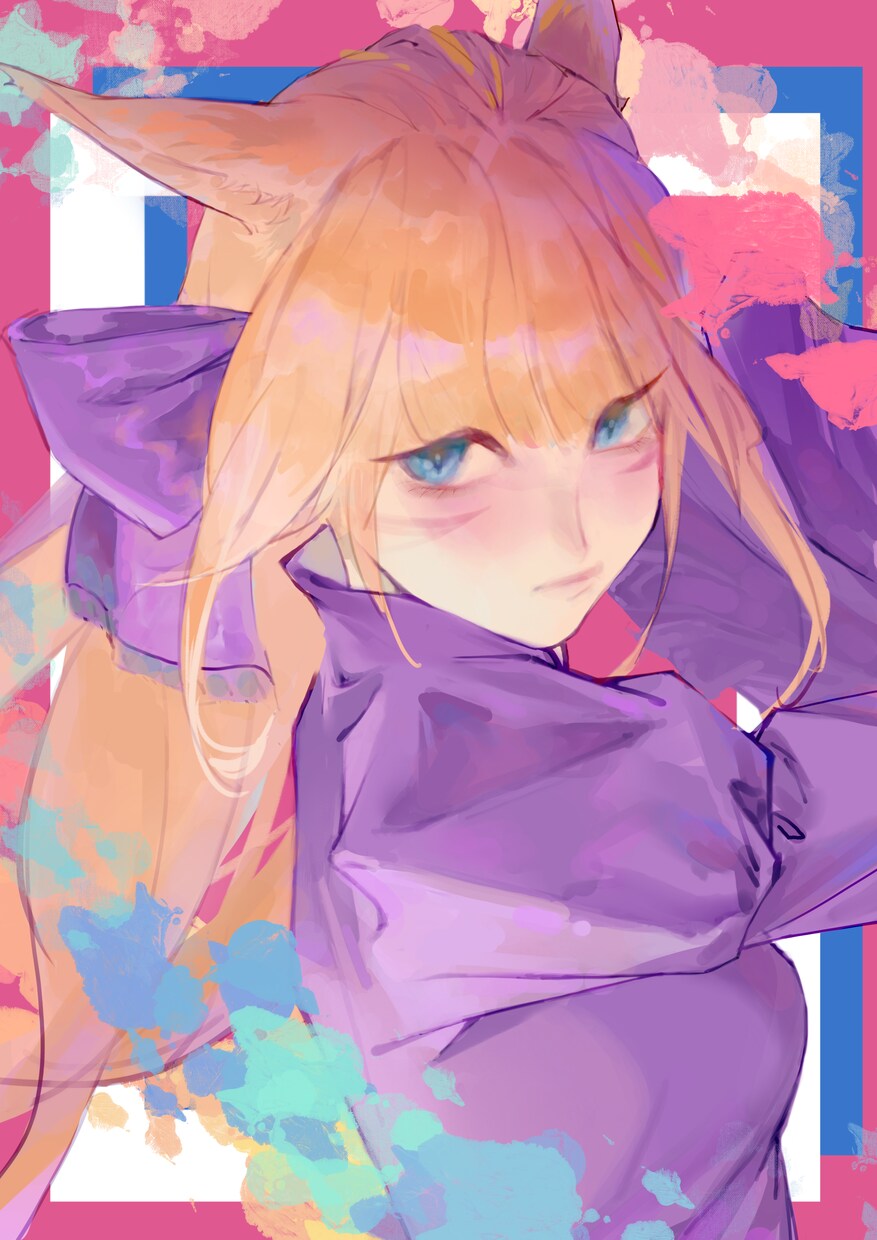 二次元女性キャラクターのイラストを描きます かわいく、個性的な二次元女性キャラクターをお描きします！ イメージ3