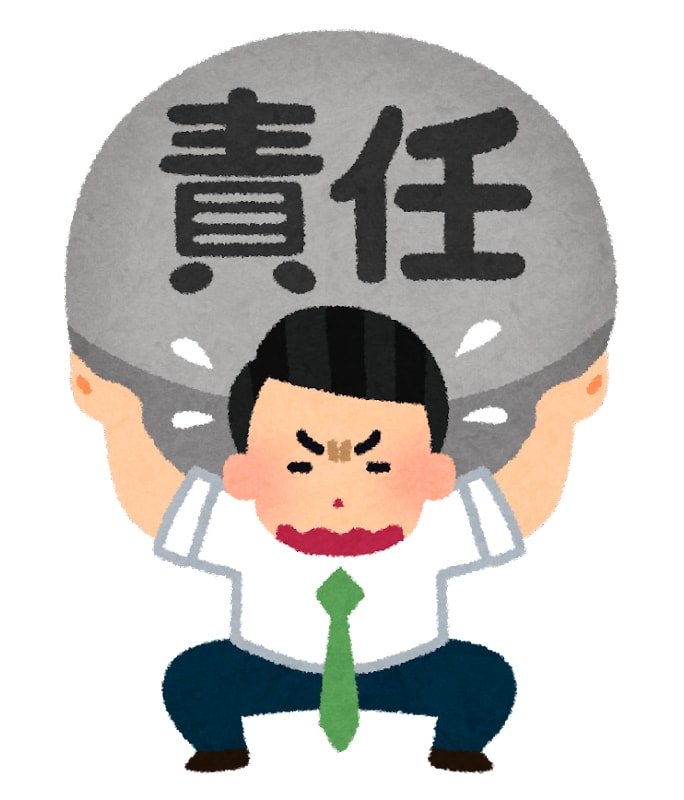 あなたには責任はない！と励まします 責任感に押しつぶされそうになっているあなた、それは幻想です。 イメージ1