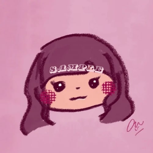 クレヨン風イラスト描きます SNSアイコン等にご利用いただけます！ イメージ2