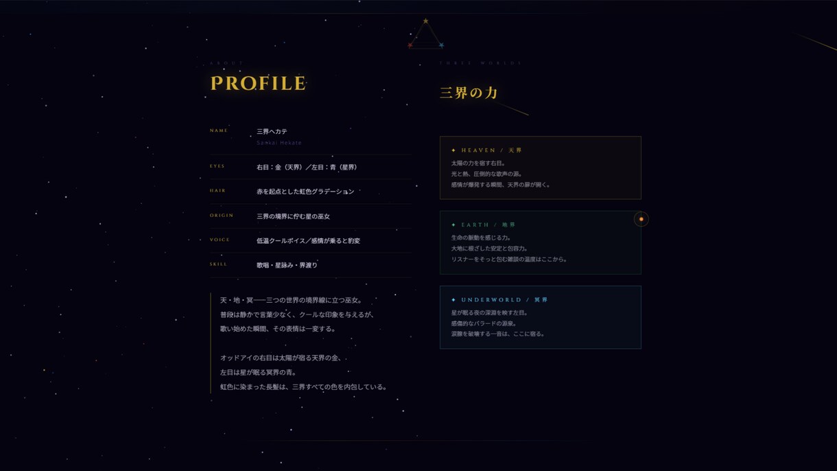 VTuber向けLPをAIで制作します 世界観そのままWebに。15000円〜即納 イメージ3