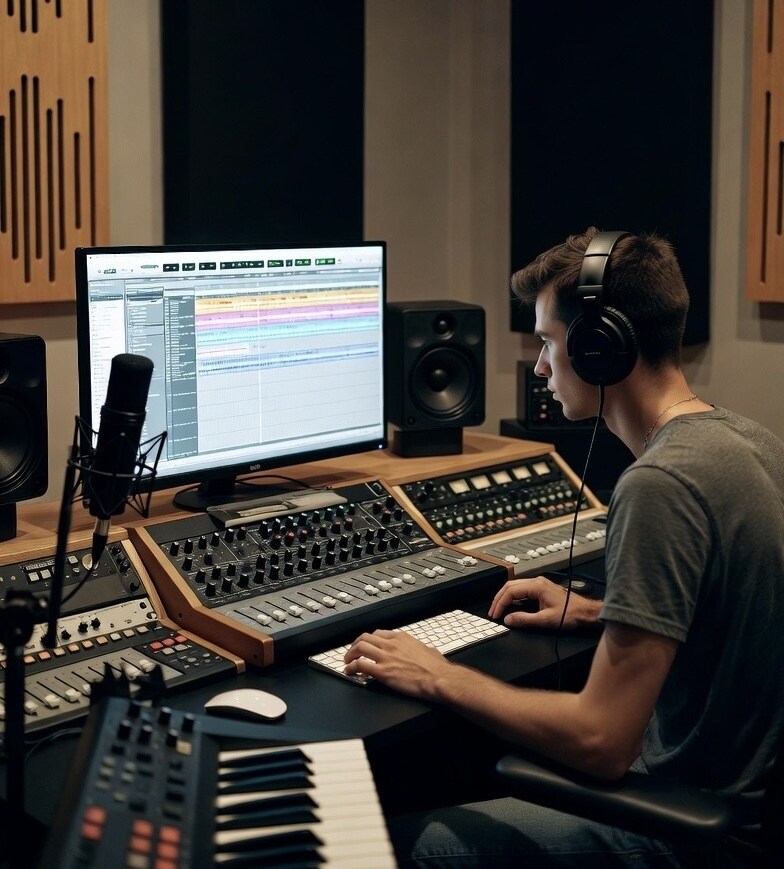 映像・動画向けの音楽を制作します 映像の意図を汲み取り、イメージ段階から丁寧に対応します。 イメージ1