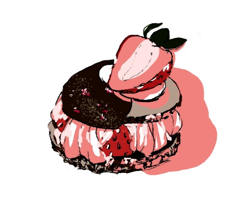 女性ウケ抜群！！オシャレな食べ物イラスト描きます カフェメニューや名刺、広告などにどうぞ♪ イメージ4