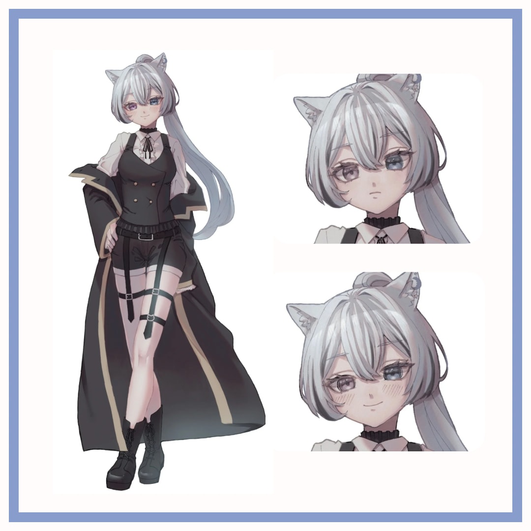 透明感のある立ち絵制作します 【Vtuber・IRIAM・配信者・TRPG向け】 イメージ3