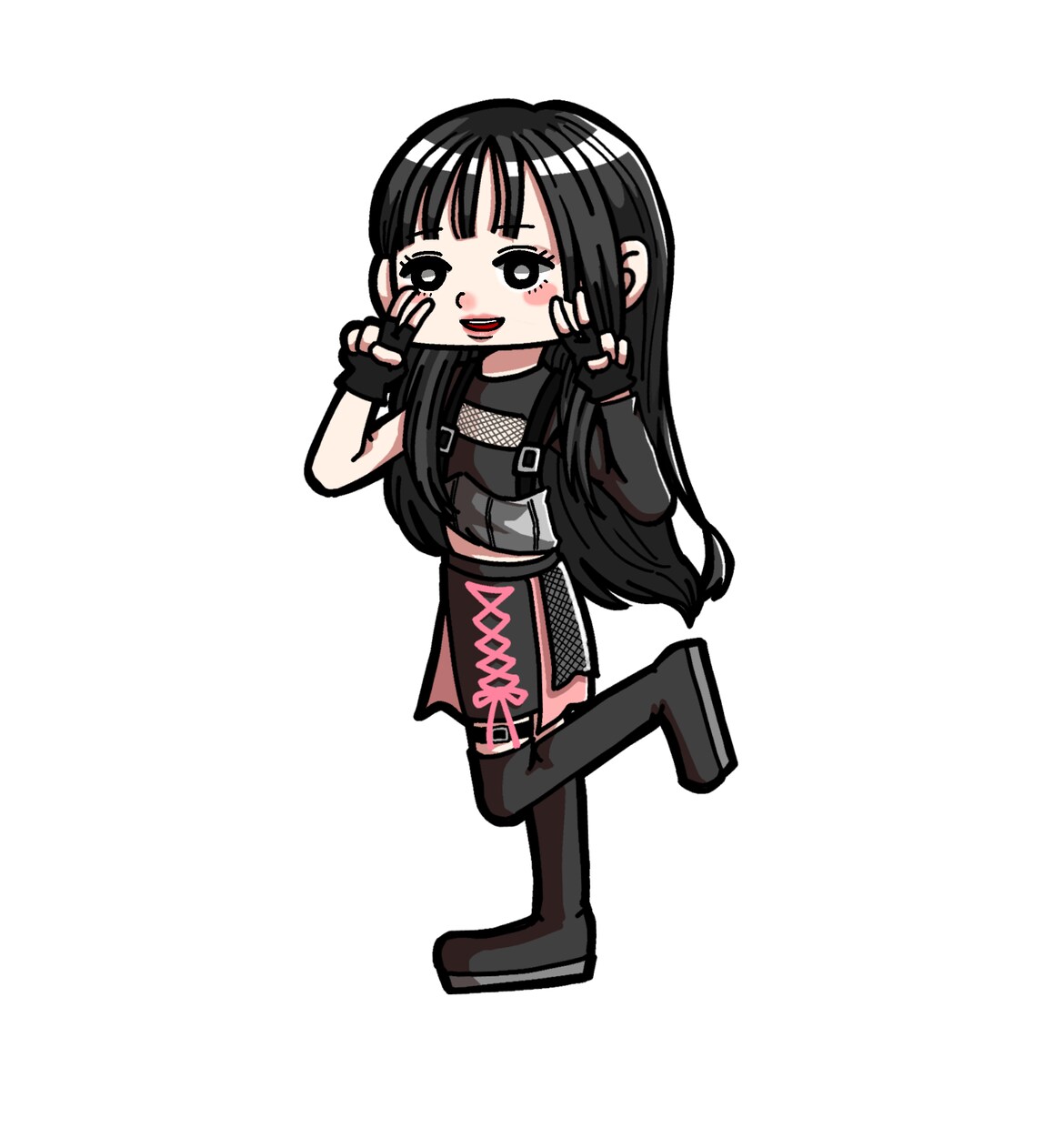 簡単可愛いイラスト描きます お友達や恋人との写真、アイドルや推しをイラストに！ イメージ2