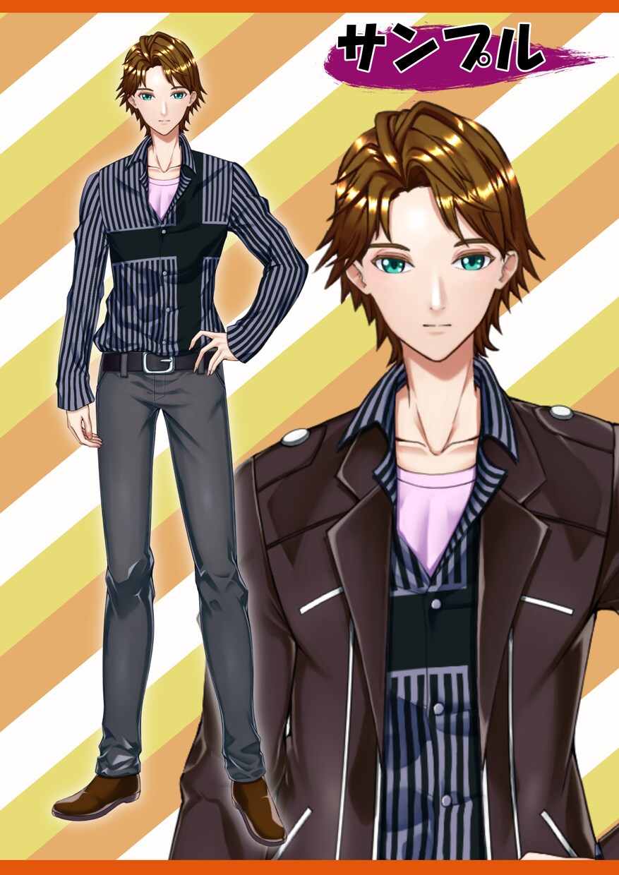 Live2D用キャラデザイン＆モデリング承ります まずはお見積り、ご相談だけでも大丈夫です。 イメージ6