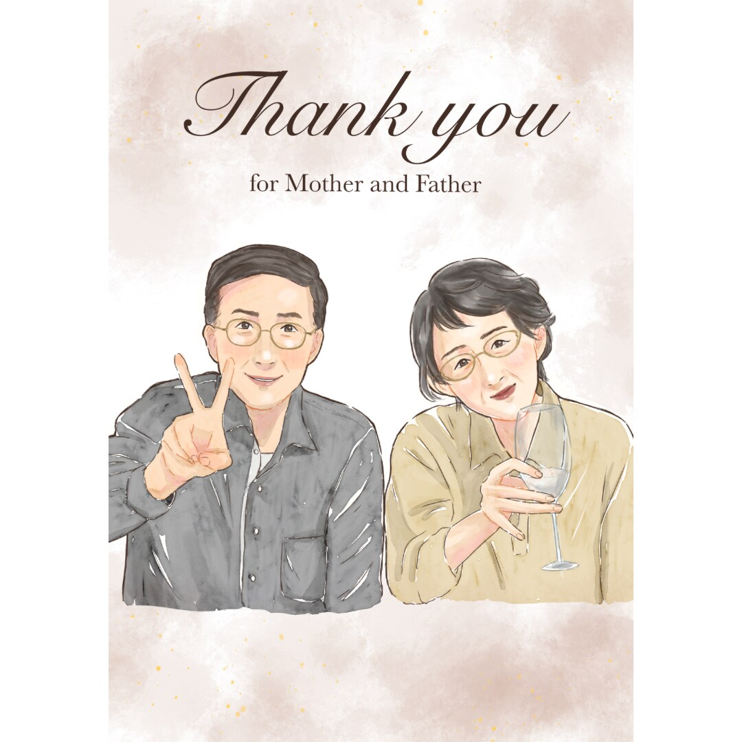 yukitamago＿様専用出品描きます プレゼント用の似顔絵オーダーです。 イメージ3