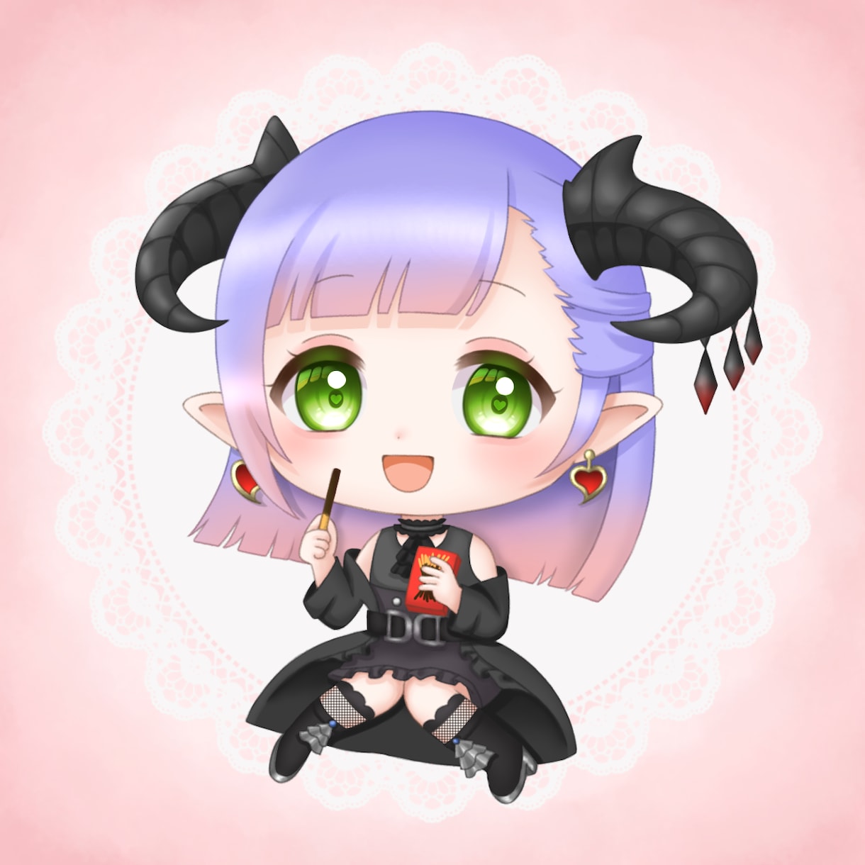 商用利用◎可愛いミニキャラ描きます ◇アイコン・グッズ・Vtuberさんの動画や配信に◇ イメージ4