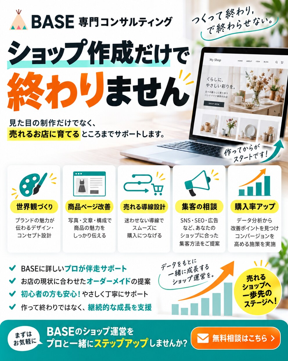 現役オーナーが売れる！BASEショップを構築します 月商100万、年商1000万を突破したオーナーが作成します イメージ8