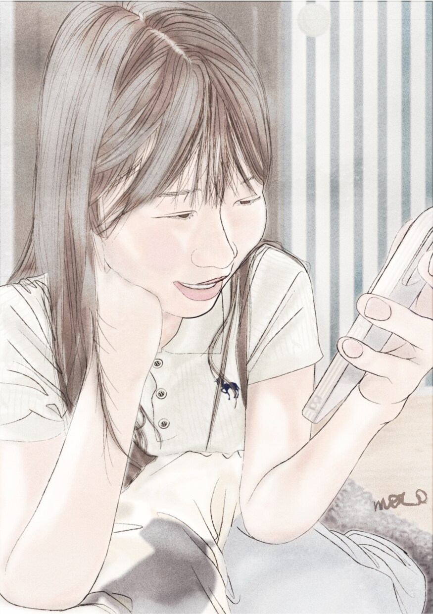 記念日の写真をイラスト化します 人物やペットの写真をリアルなイラストにします。 イメージ3