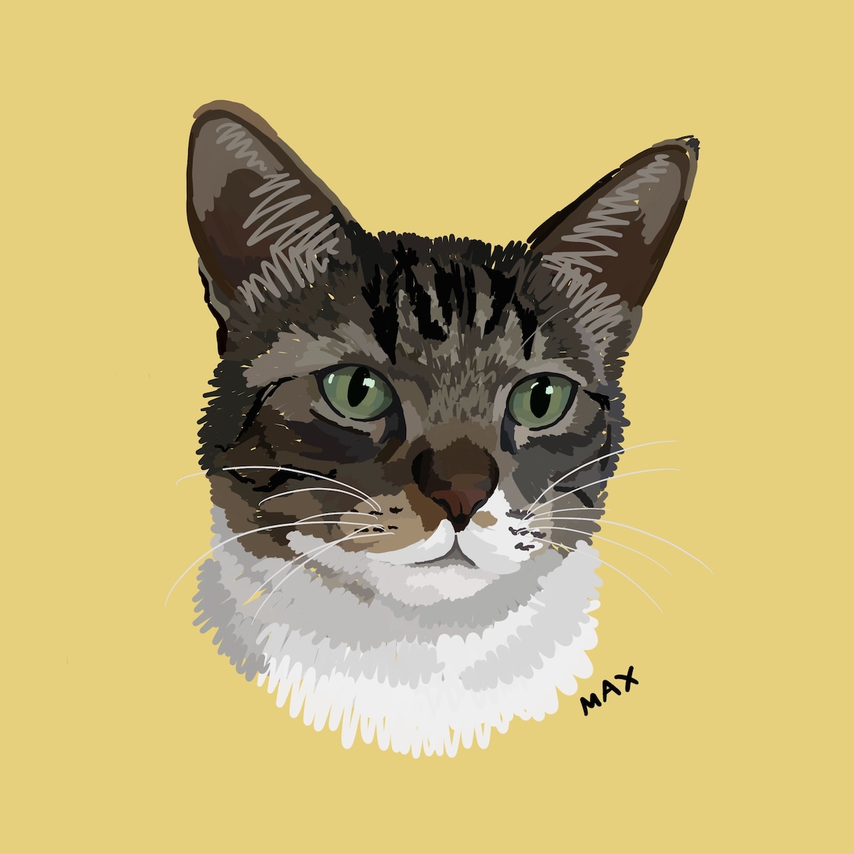 あなたの猫さんのイラストをかきます ＊お名前いりのすてきな似顔絵＊ イメージ5