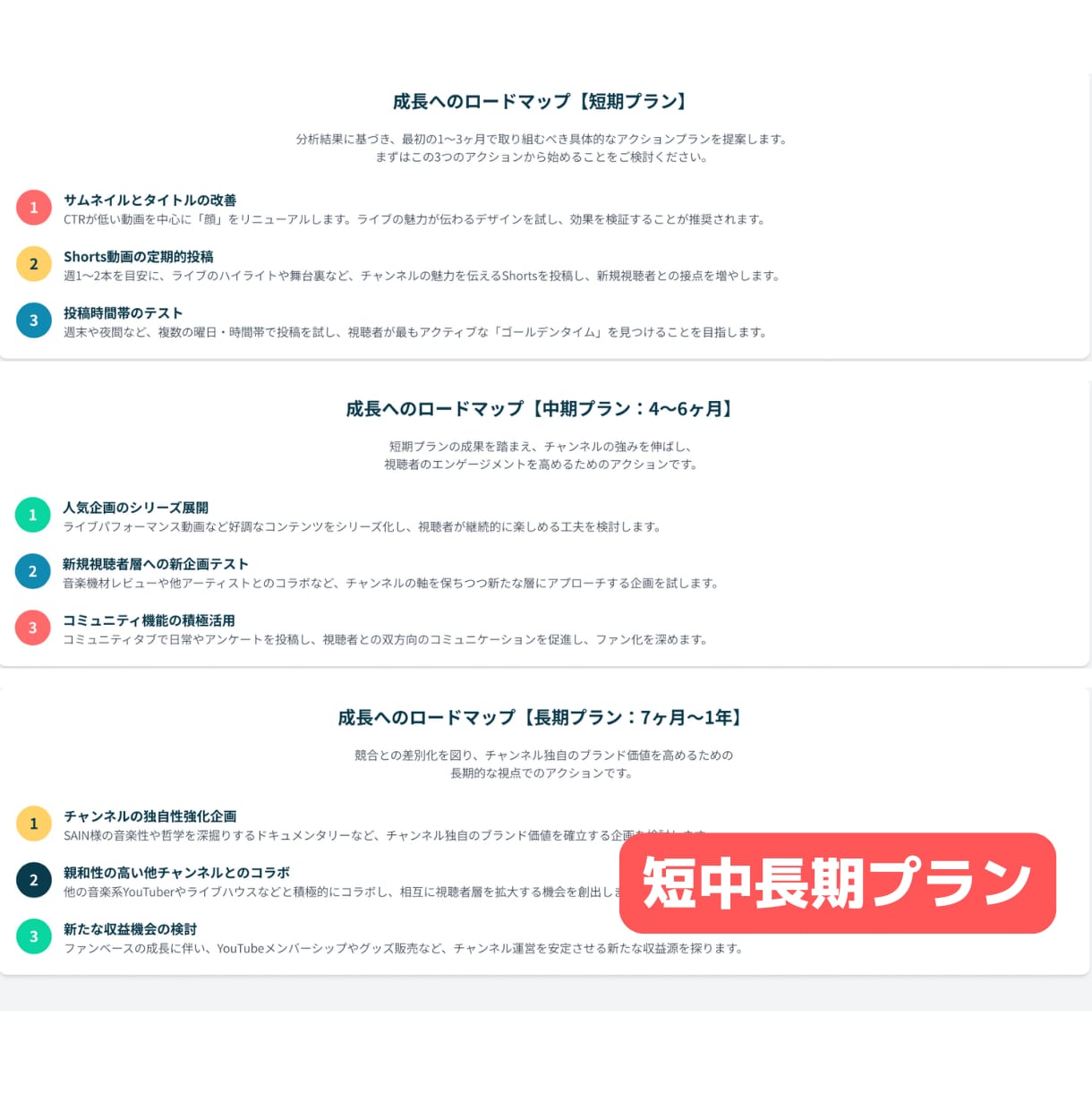 あなたのYouTubeチャンネル、課長が分析します バズより"継続"を支えます。継続が何より大切です！ イメージ8