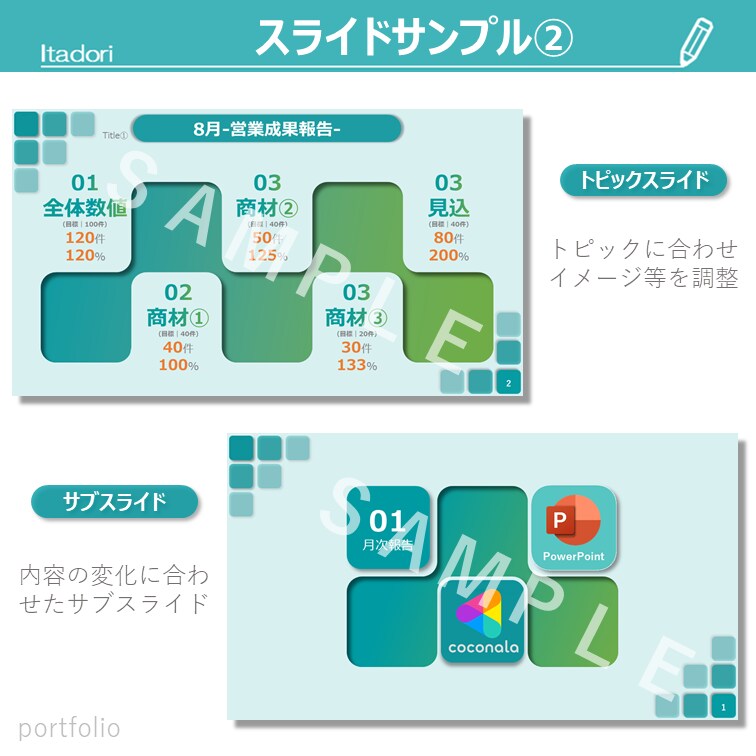 伝わりやすいPowerPoint資料を作成します デザイン修正回数の制限ナシ！個人・法人問わず幅広く対応します イメージ4