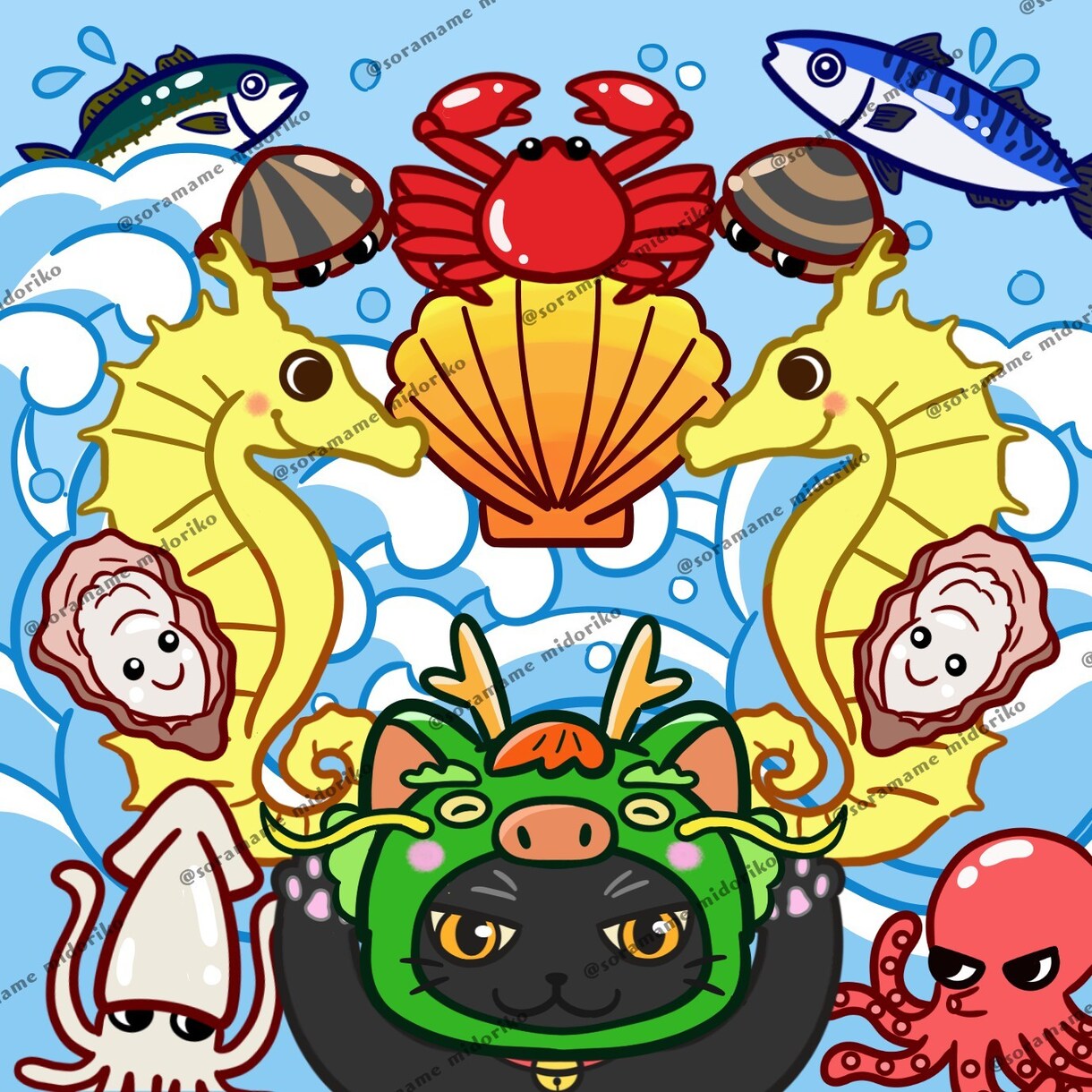ポップでかわいい動物や人物のイラスト描きます SNSやブログのアイコン・ステッカーに！オリジナルイラスト♪ イメージ6