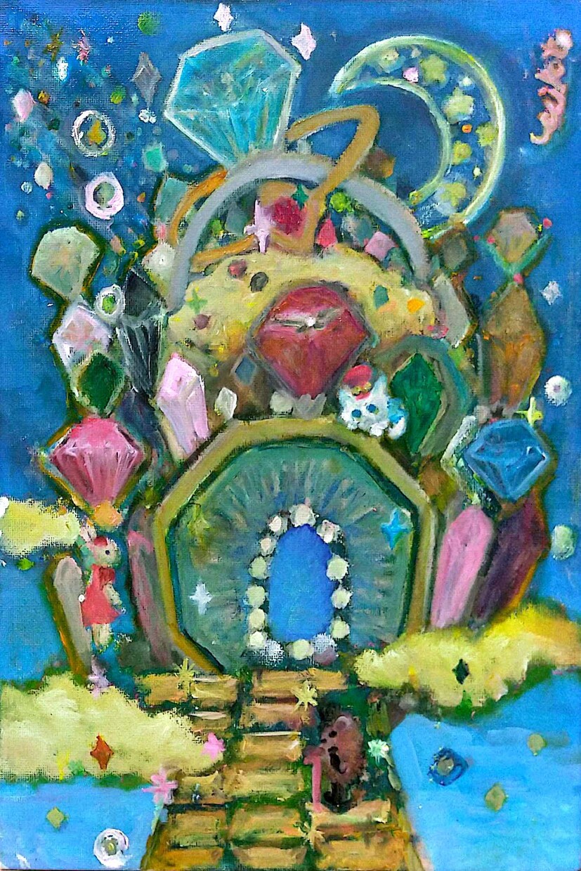 思いでのアンティークなどを中心とした絵画をかきます 思わず見てしまう、好きな物が中心の賑やかな世界油彩画 イメージ1