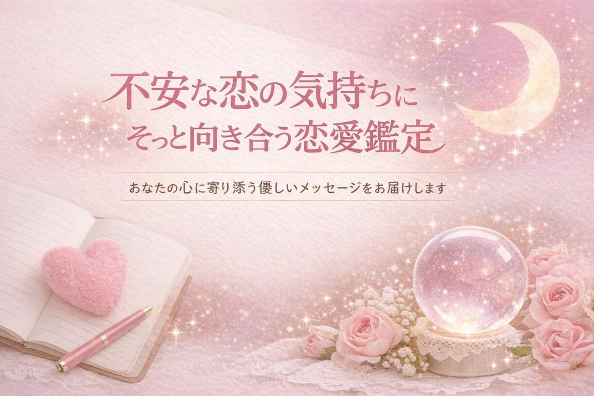 恋愛・金運・人生占います あなたの未来が輝けるお手伝いをします。保存必須の鑑定書 イメージ1
