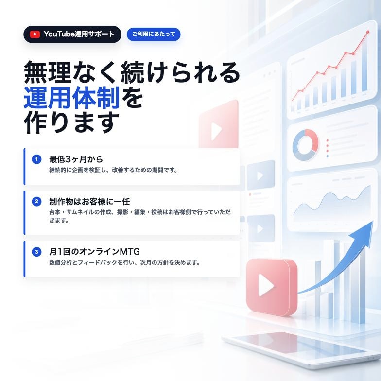 YouTubeの伸ばし方をビデオチャットで教えます YouTubeのプロがチャンネル運用を徹底的に伴走します！ イメージ7