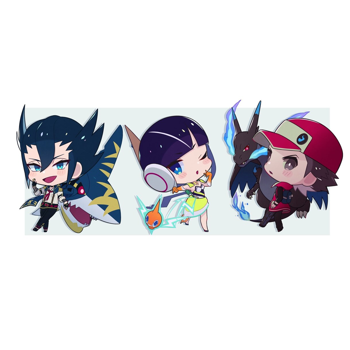 ポップでかわいいSDキャライラスト承ります ◆商用利用可◆グッズ、アイコン、素材用などにどうぞ！ イメージ3